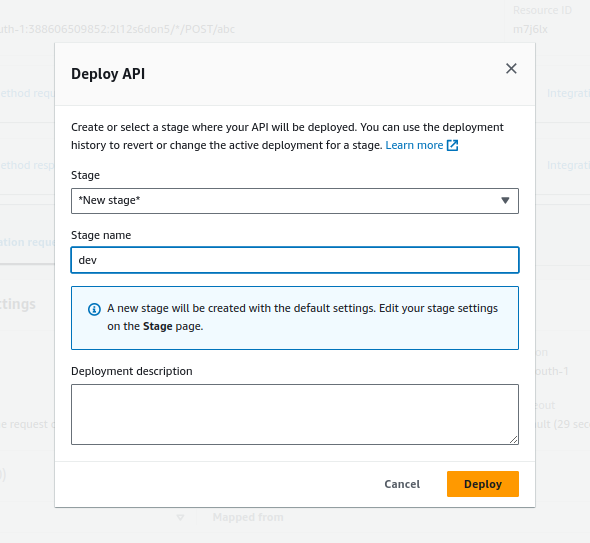 Deploy the API