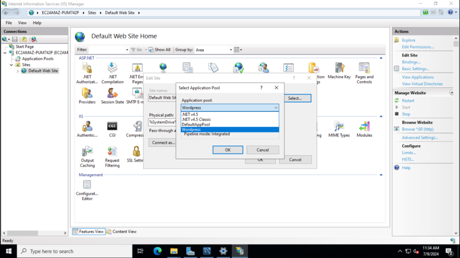 default-application-pool