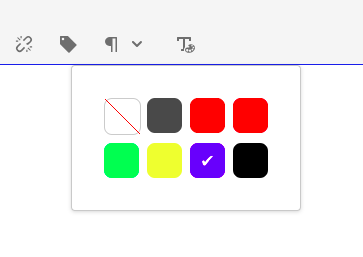 custom rte color picker palette