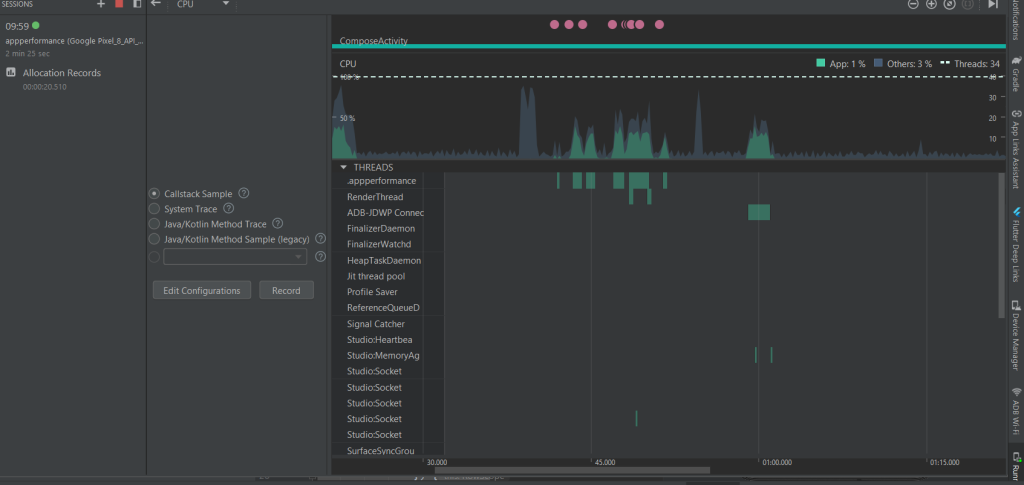 Compose CPU Usage