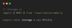 Create MMKV instance
