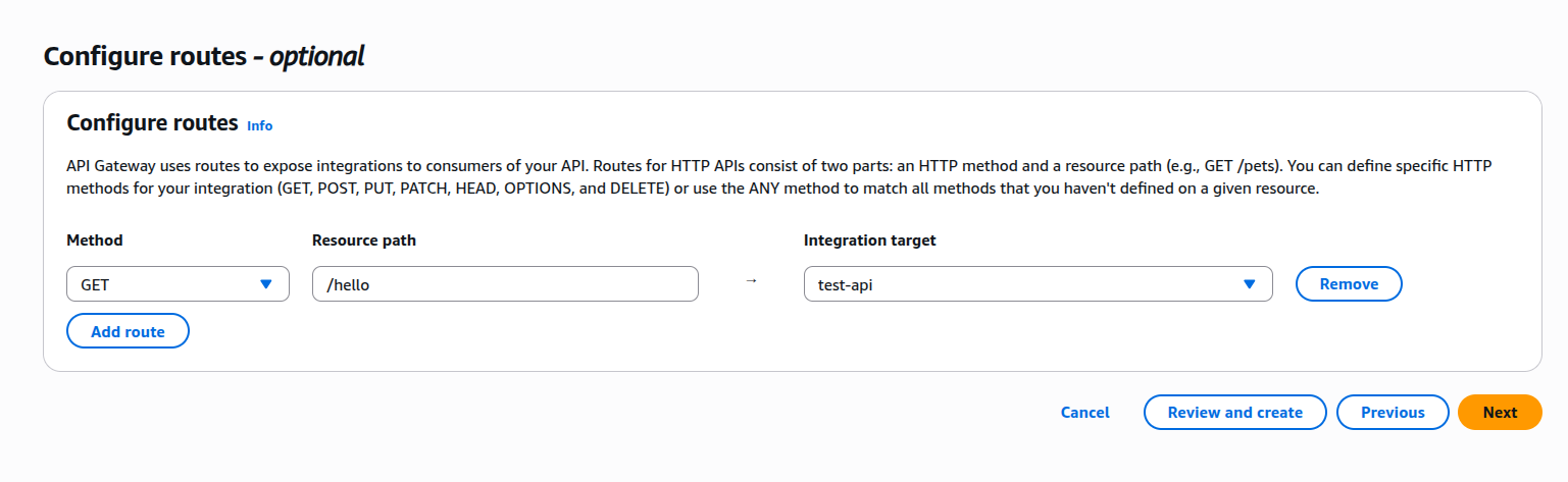 Api gateway add route