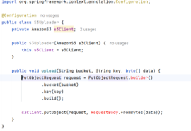 Amazone s3 config