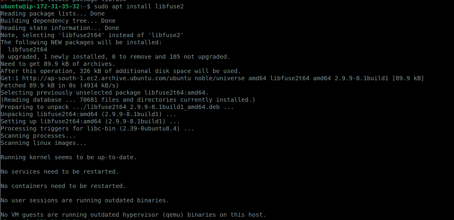 Install libfuse2