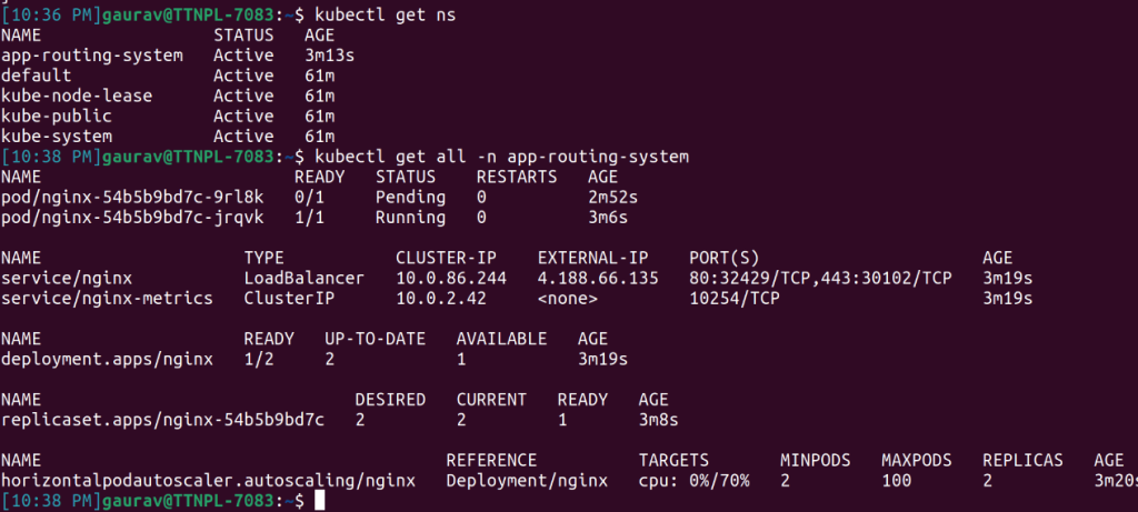 NGINX ingress controller
