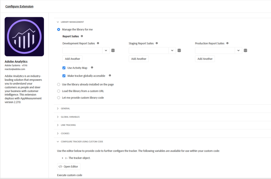 App Measurement - Extension