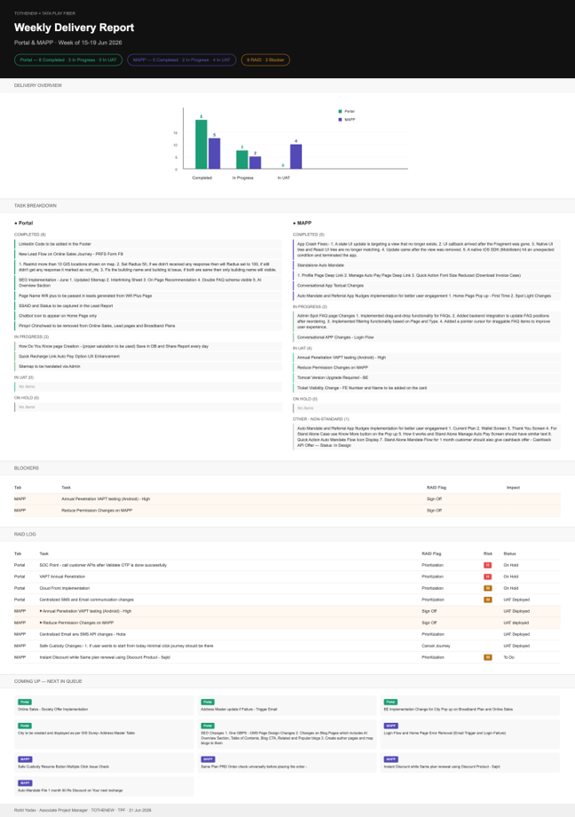 Weekly Report