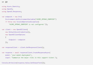 OpenAI Client Code
