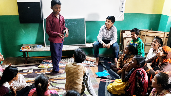 People contributing to a collective cause