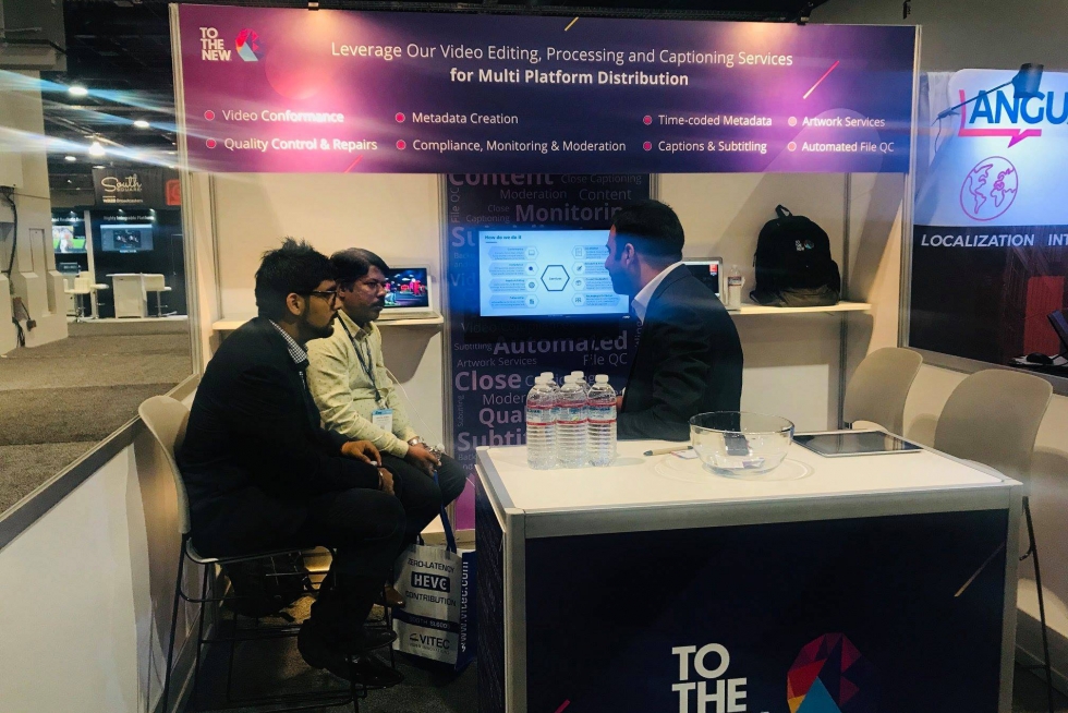 Team TO THE NEW at NAB Show, 2019